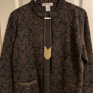 Victorian-esque floral cardigan
